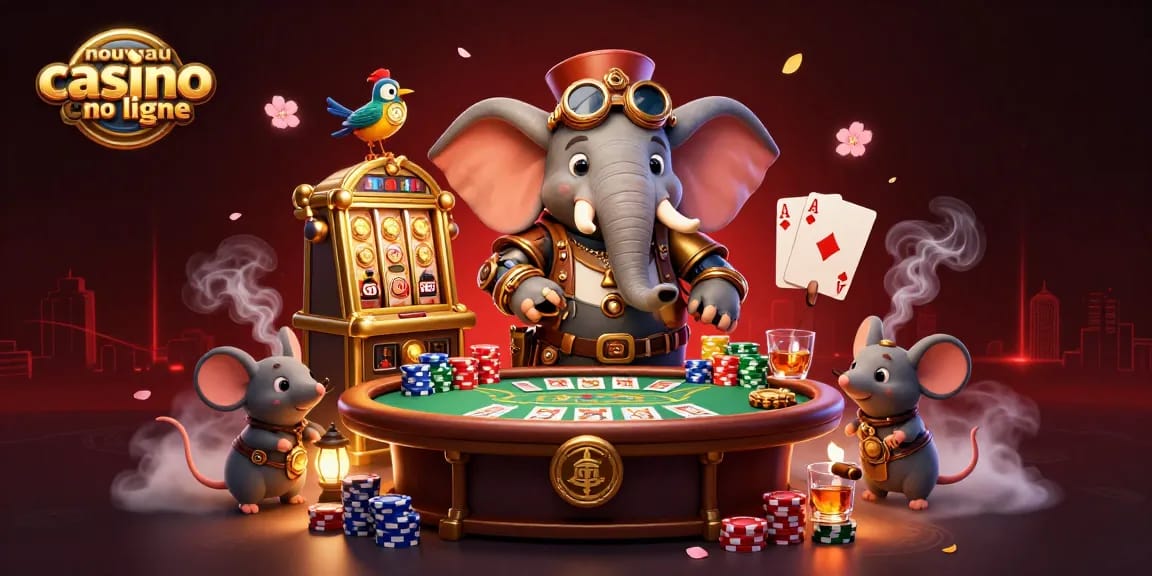 Les joueurs explorent un nouveau casino en ligne avec des machines à sous et des jeux de cartes.