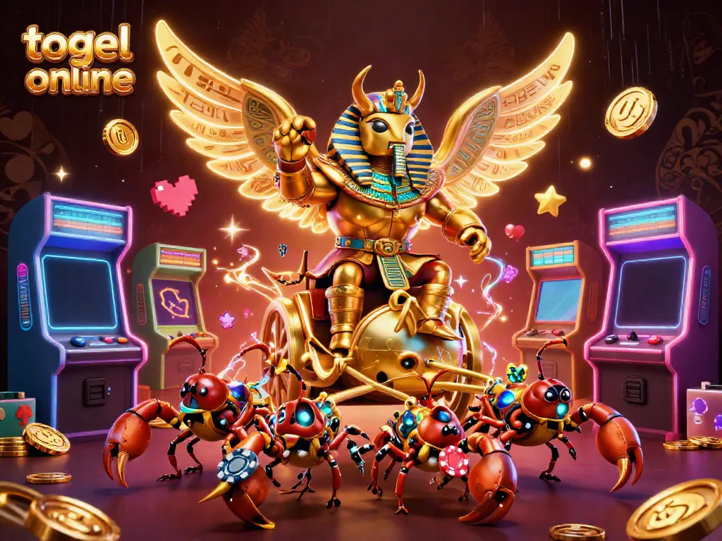 Experience thrilling togel online gaming with vibrant characters and dynamic elements.