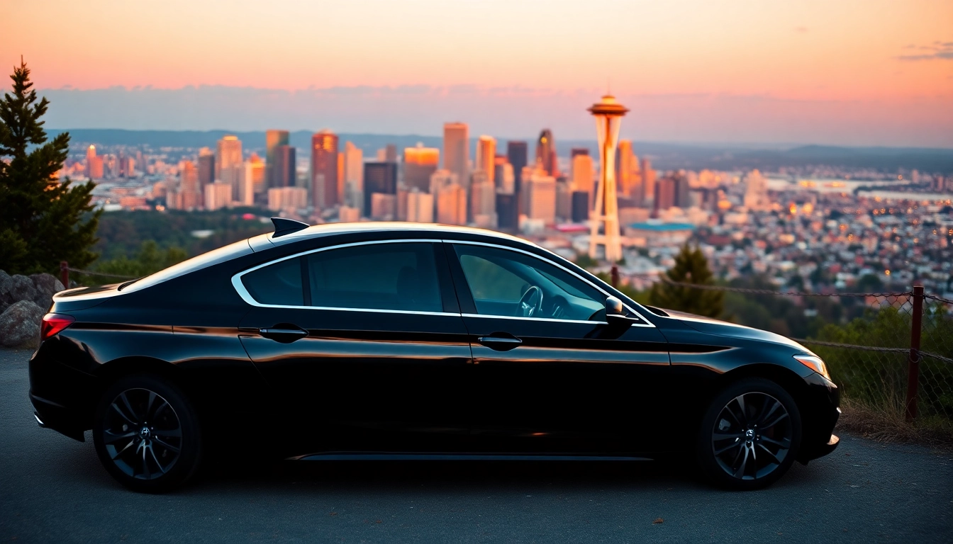 Experience exceptional vancouver to seattle car service with stunning city views.