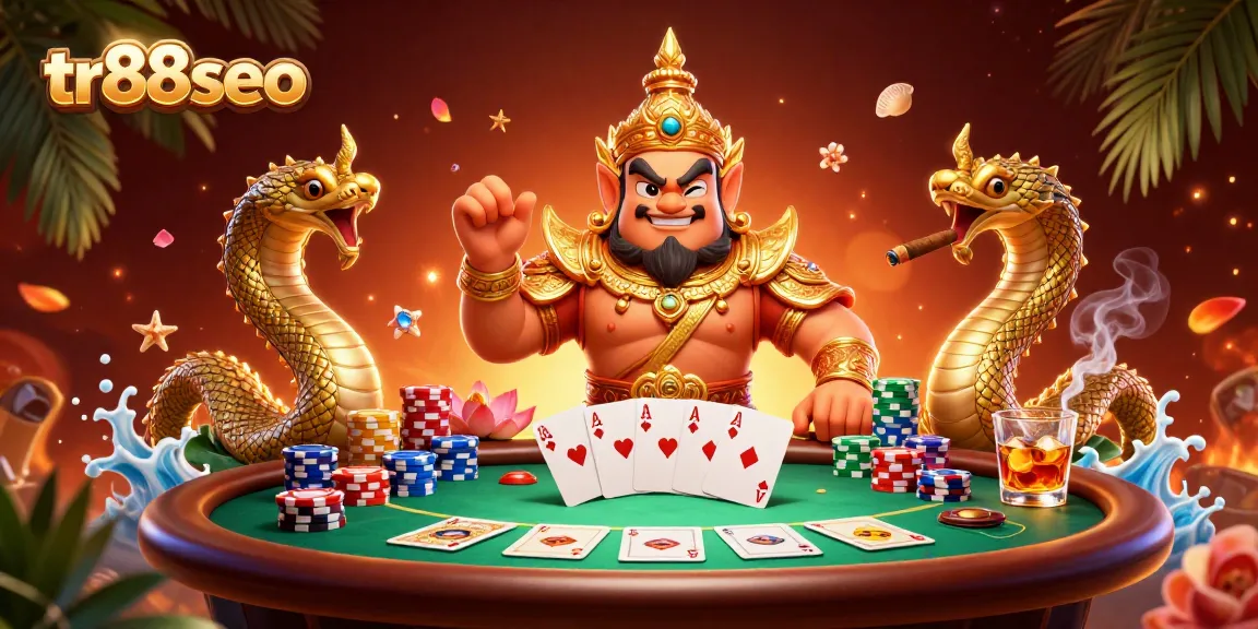 Engage with thrilling gameplay at tr88seo featuring vibrant casino action and winning cards.