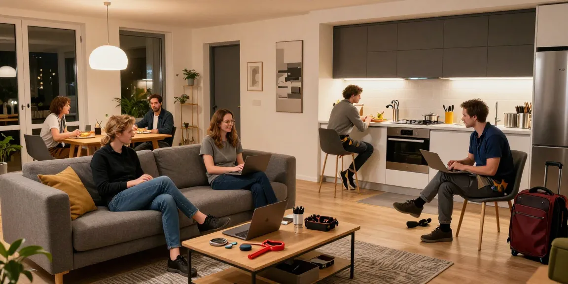 Bequeme Monteurzimmer in Hannover mit modernen Gemeinschaftsräumen für Arbeiter und Reisende.