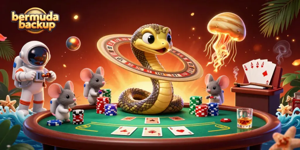 Bets fly on the rings of Saturn as astronaut mice play around with casino elements on bermudabackup.