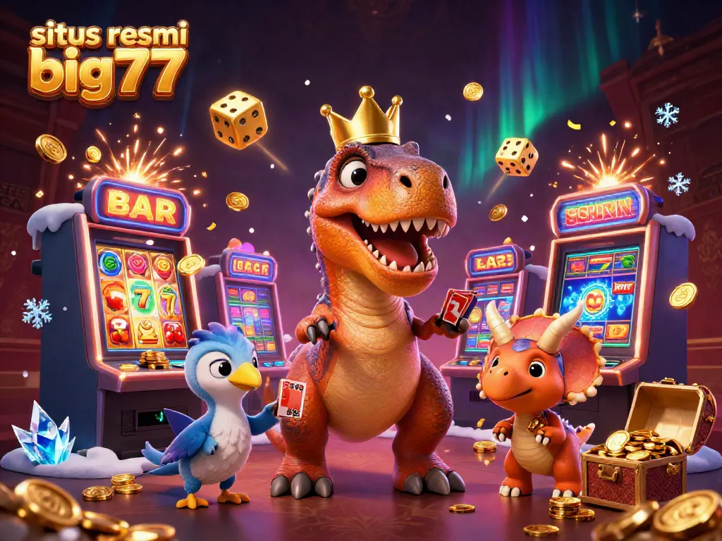 Experience vibrant gameplay with situs resmi big777 in a colorful casino-themed scene.