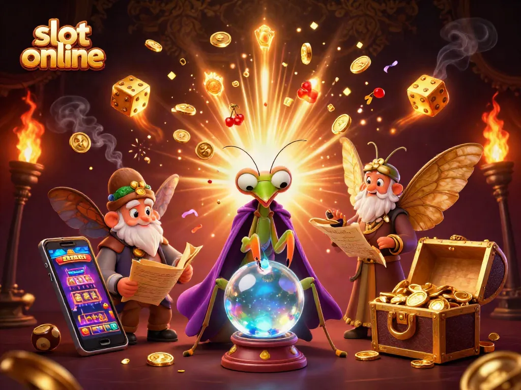 Experience thrilling gameplay at slot online with vibrant characters, slot machines, and exciting casino elements.