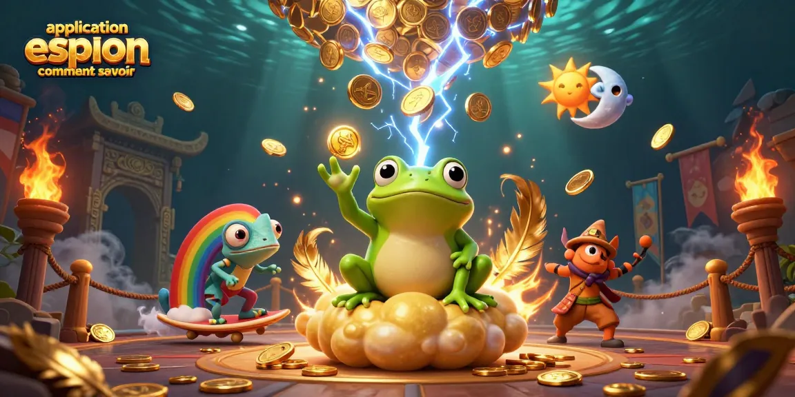 Jouer à un jeu avec une application espion : comment savoir dans une illustration dynamique pleine de détails de casino
