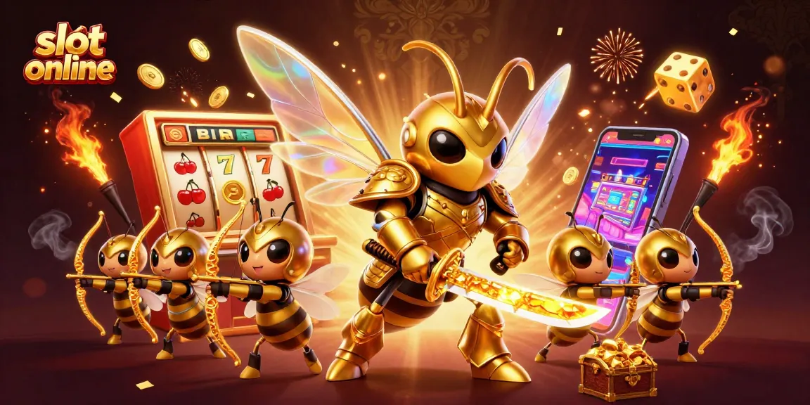 Experience thrilling gameplay with slot online, featuring dynamic symbols and a vibrant winning scene.